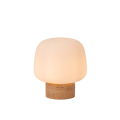 Lampe à poser Anston opale, verre