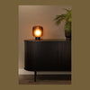 Lampe à poser Eloise noire, verre