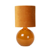 Lampe à poser Esterad jaune, coton
