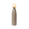 Lampe à poser Figaro grise, verre, H 53,5 cm