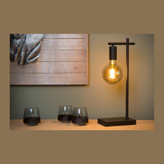 Lampe à poser Leanne noire