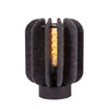 Lampe à poser Rafal grise et noire