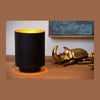 Lampe à poser Suzy noire et dorée mat (45588/01/30)