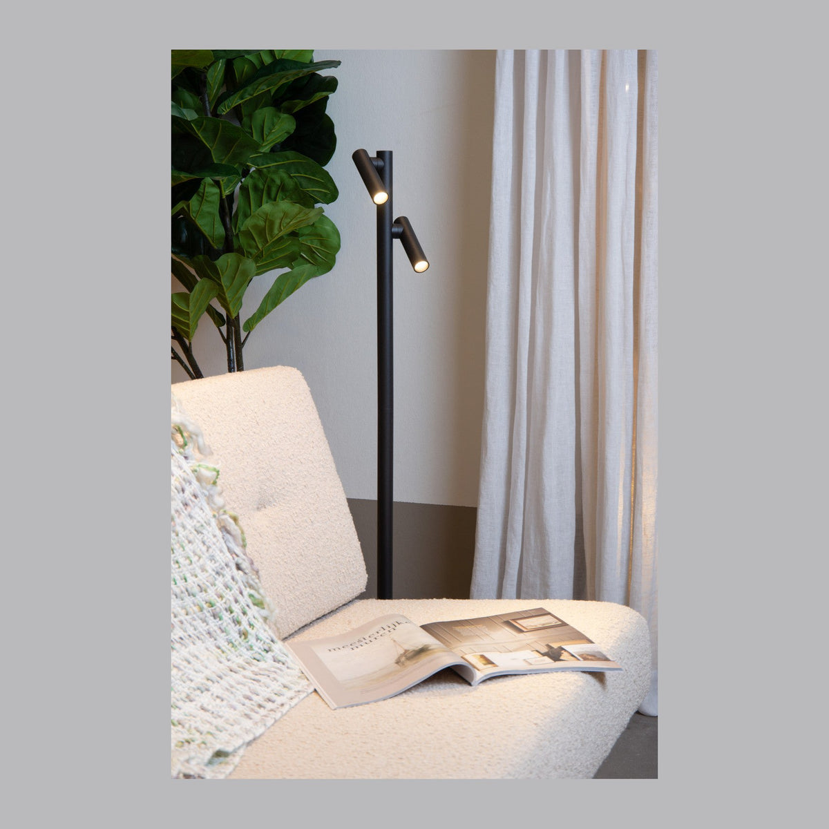 Lampadaire extérieur Antrim noir (27703/04/30)