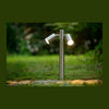 Borne extérieure Arne 2 lumières chromée