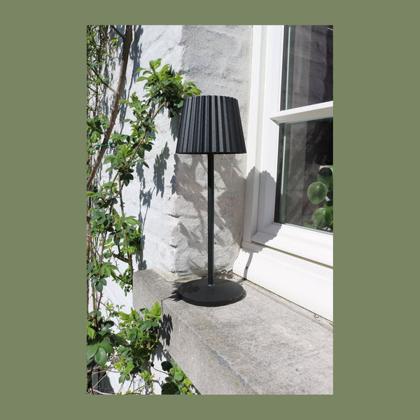 Lampe extérieure Justine noire