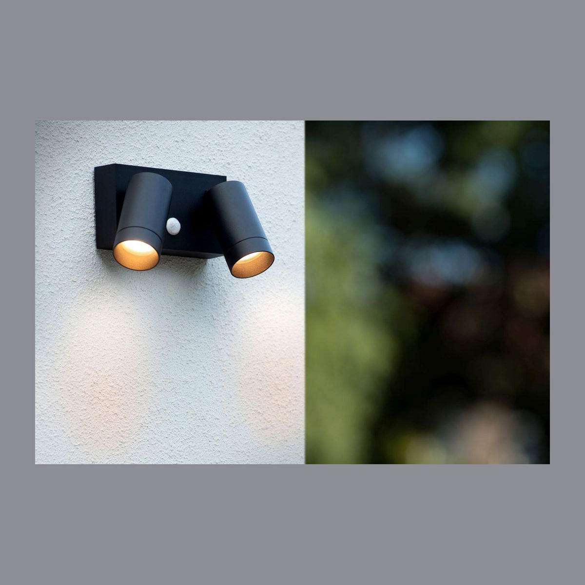 Applique extérieure Taylor 2 lumières noire