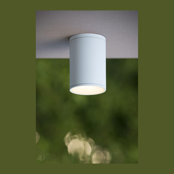 Plafonnier extérieur Tubix blanc