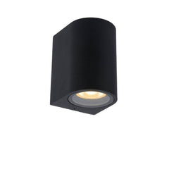 Applique extérieure Zaro noire, H 11 cm