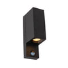 Applique extérieure Zaro IR 2 lumières noire (69802/02/30)