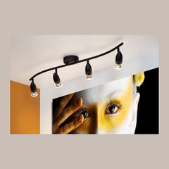 Plafonnier Caro 4 lumières noir