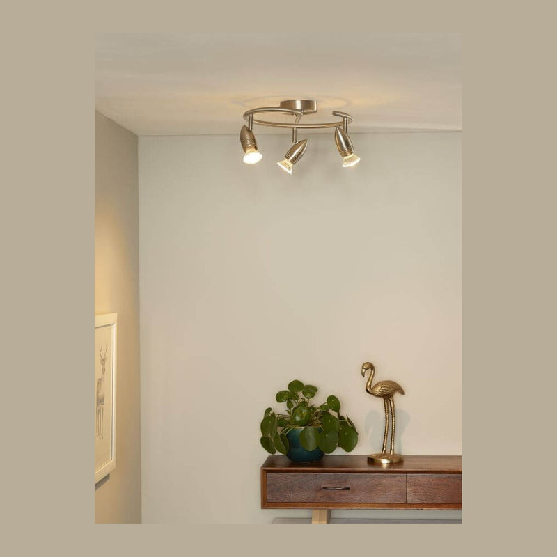 Plafonnier Caro 3 lumières chromé
