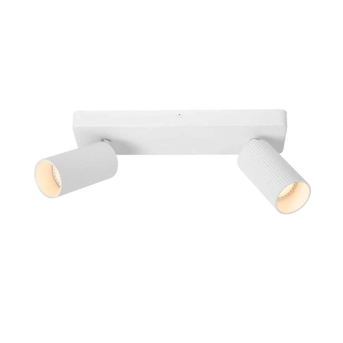 Plafonnier Clubs 2 lumières blanc