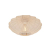 Plafonnier Corina beige, tissu