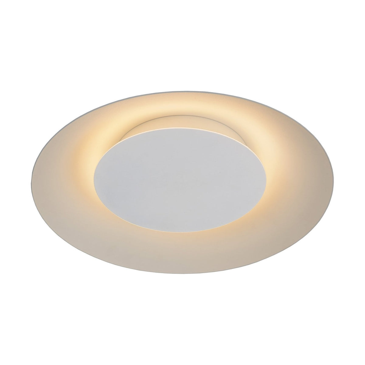 Plafonnier Foskal blanc, Ø 34,5 cm