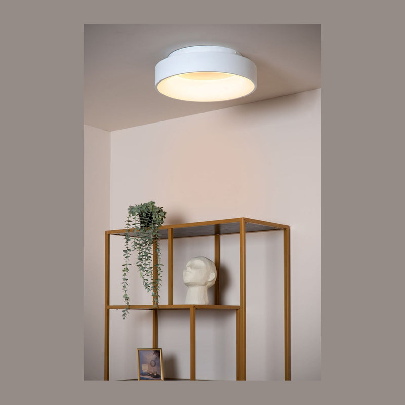 Plafonnier Mirage blanc, Ø 38 cm