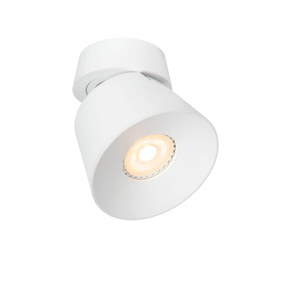 Plafonnier Trigono blanc, Ø 10,5 cm