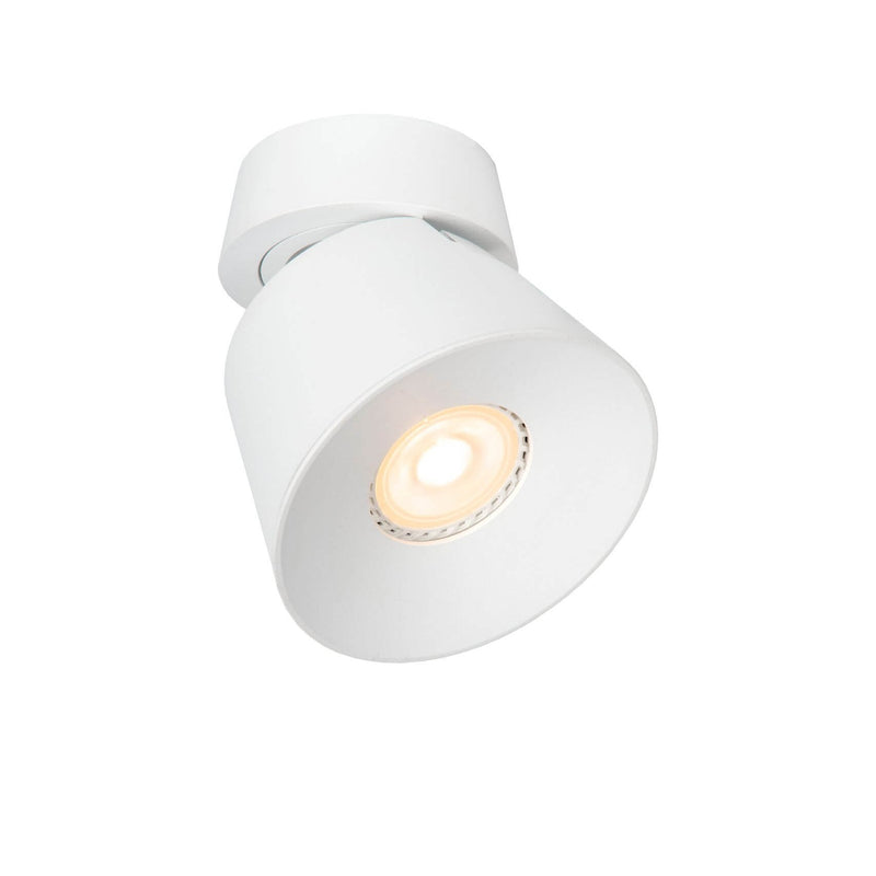 Plafonnier Trigono blanc, Ø 10,5 cm