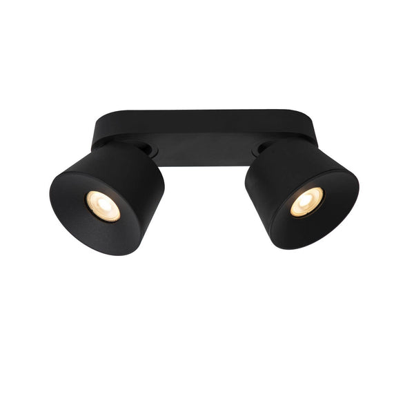 Plafonnier Trigono 2 lumières noir