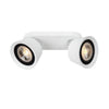 Plafonnier Trigono blanc, L 29,7 cm
