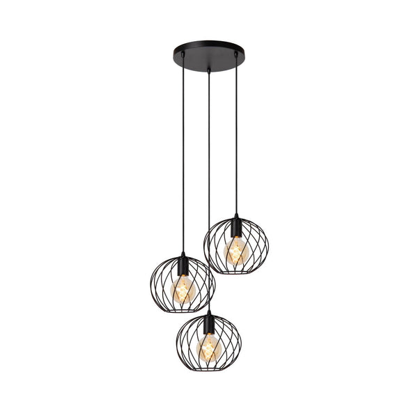 Suspension Danza 3 lumières noire (21428/13/30)