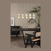 Suspension Kligande dorée, L 84 cm