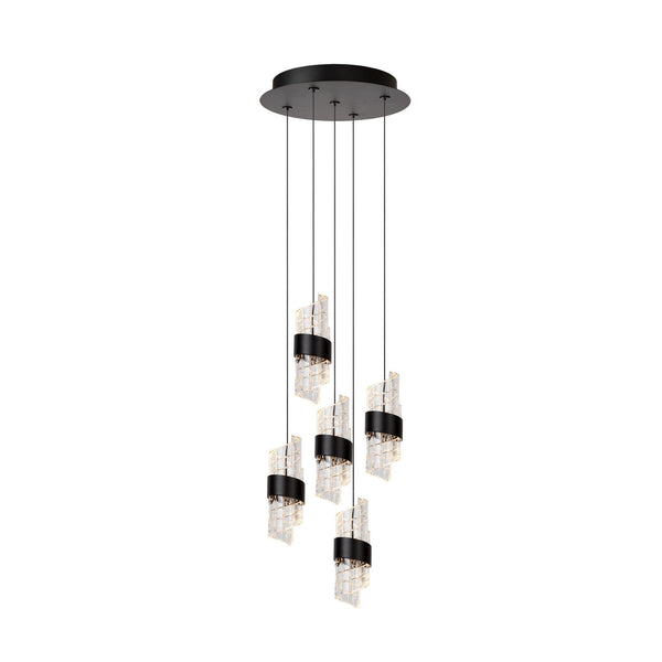 Suspension Kligande noire, H 70 cm (13496/36/30)