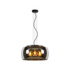 Suspension Olivia 3 lumières fumée et grise, verre (45401/50/65)