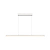 Suspension Sigma blanche, L 120 cm