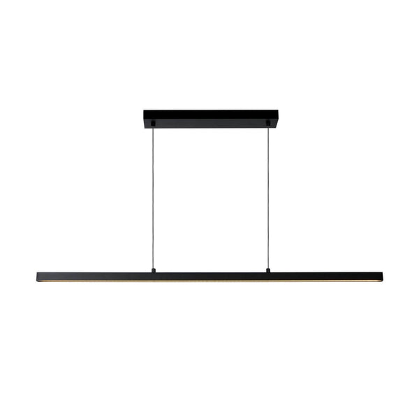 Suspension Sigma noire, L 147,7 cm