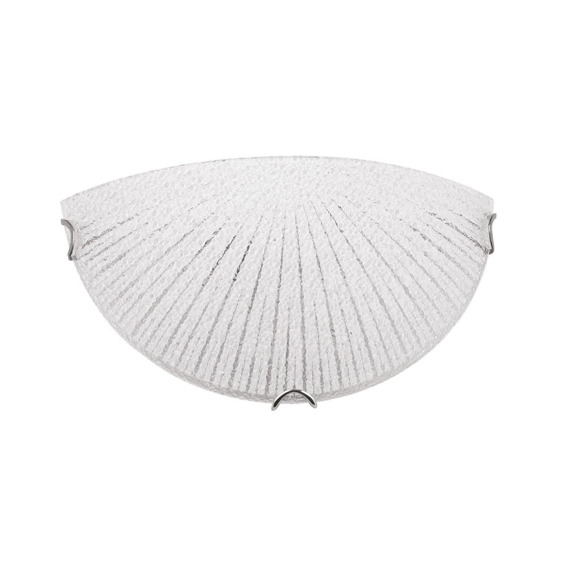 Applique murale Shell blanche, verre