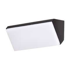 Applique extérieure Keen noire, L 18 cm