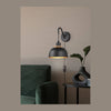 Applique murale Punch noire mat