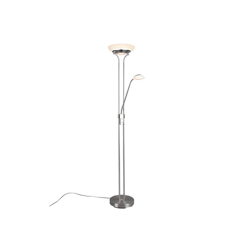 Lampadaire Orson nickel satiné