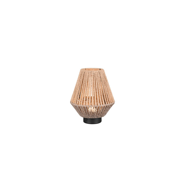 Lampe à poser Lira marron, papier