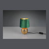 Lampe à poser Sophia dorée et verte, céramique