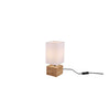 Lampe à poser Woody bois, H 30 cm (R50171030)