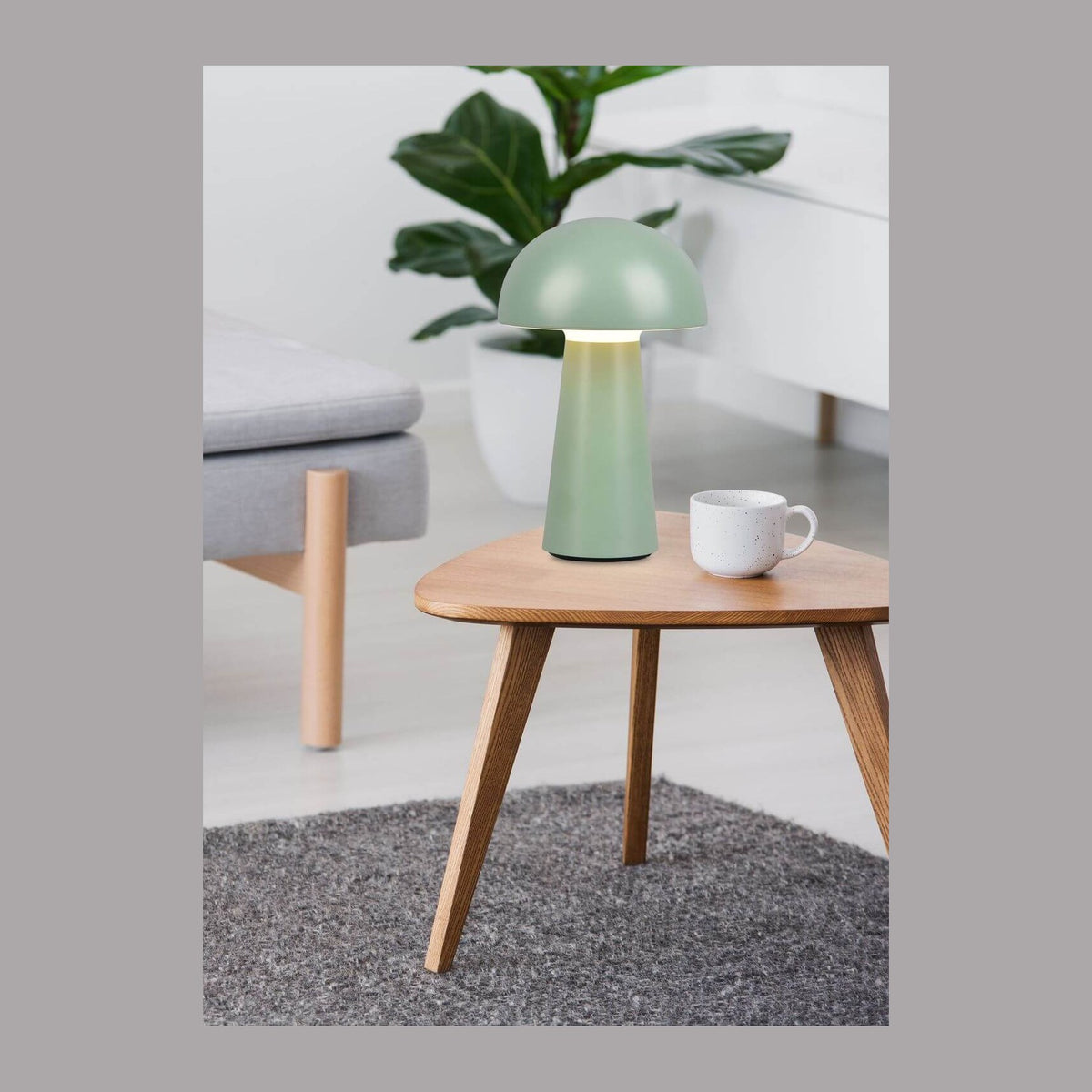 Lampe extérieure Lennon verte
