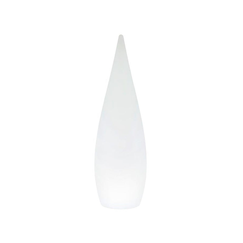 Lampe extérieure Palmas blanche, H 120 cm
