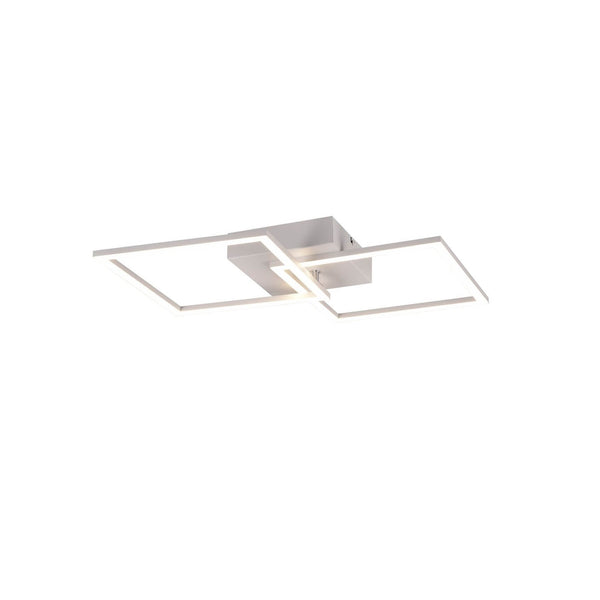 Plafonnier Trail blanc mat, L 60 cm