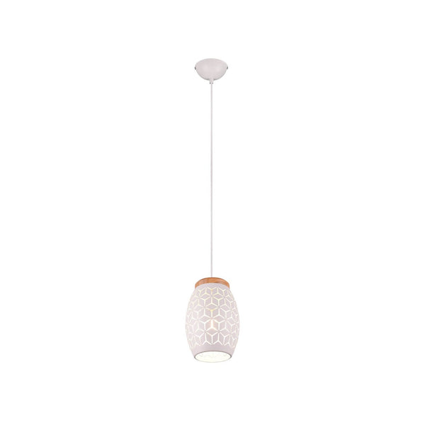 Suspension Bidar blanche mat
