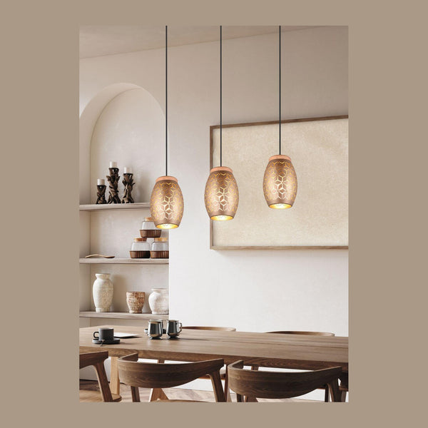 Suspension Bidar 3 lumières