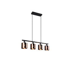 Suspension Jason 4 lumières bronze