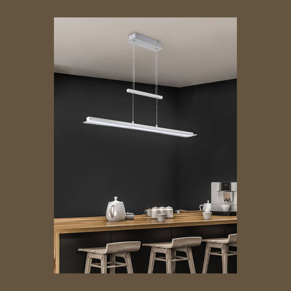 Suspension Smash nickel satiné