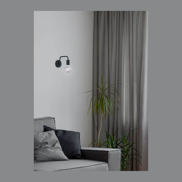 Applique murale Diallo noire mat