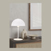Lampe à poser Nola blanche mat, H 45 cm