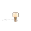 Lampe à poser Rocka ambrée, verre