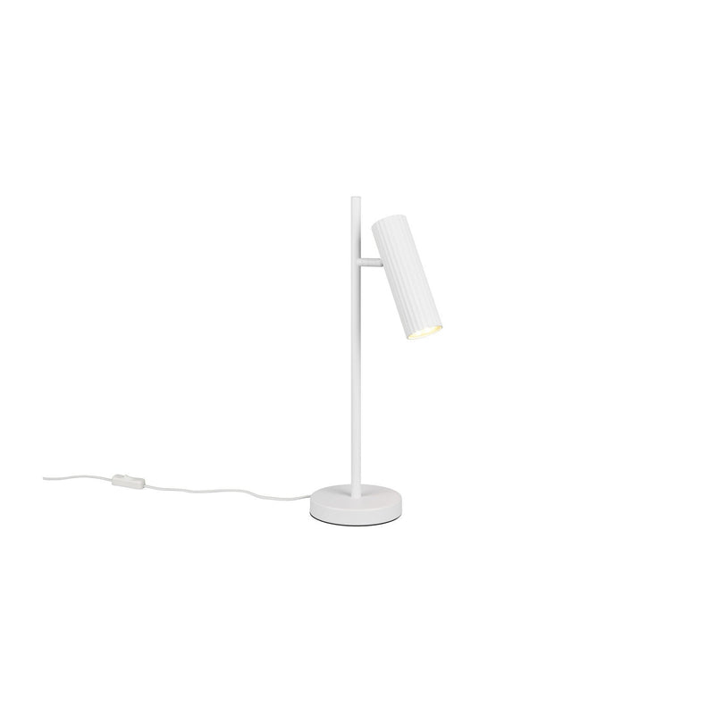 Lampe à poser Soka blanche mat