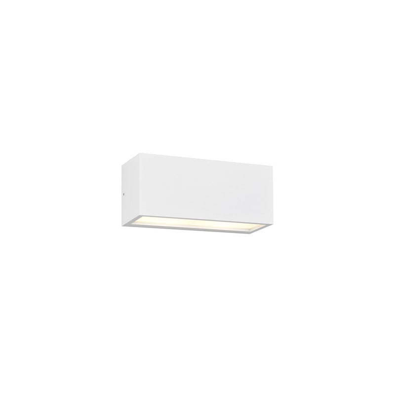 Applique extérieure Mayenne 2 lumières blanche mat