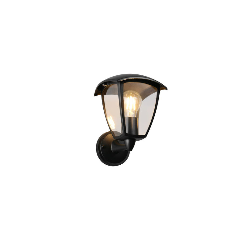 Applique extérieure Venta noire mat, H 24 cm (263260232)